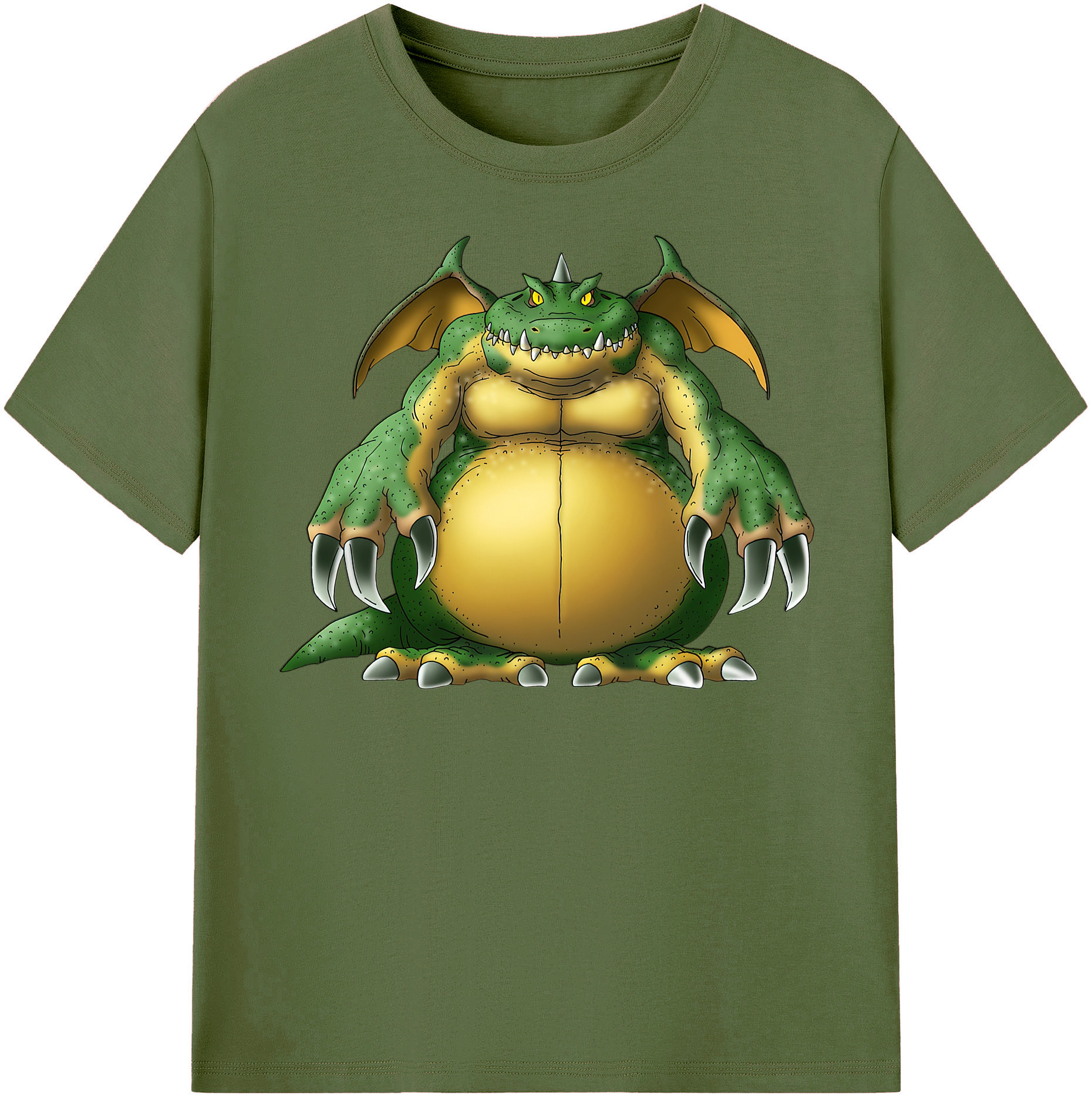（画像用） ドラゴンクエスト Doragon Kuesuto Dragon Quest 綿100％半袖Tシャツ（フロントプリント）